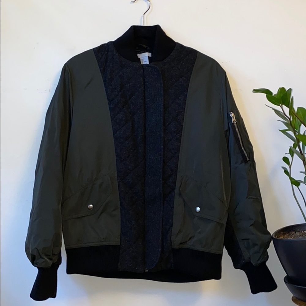 H&M Modern Classic quilted bomber jacket